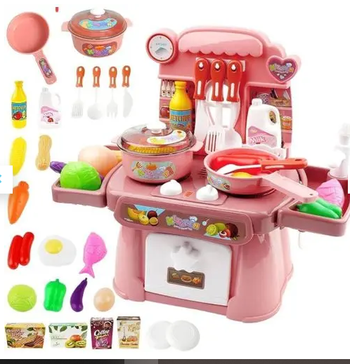 Kitchen Toy with light and music -25PCS
