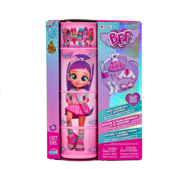 BFF - Cry Babies Doll - Daisy - 8-Inch