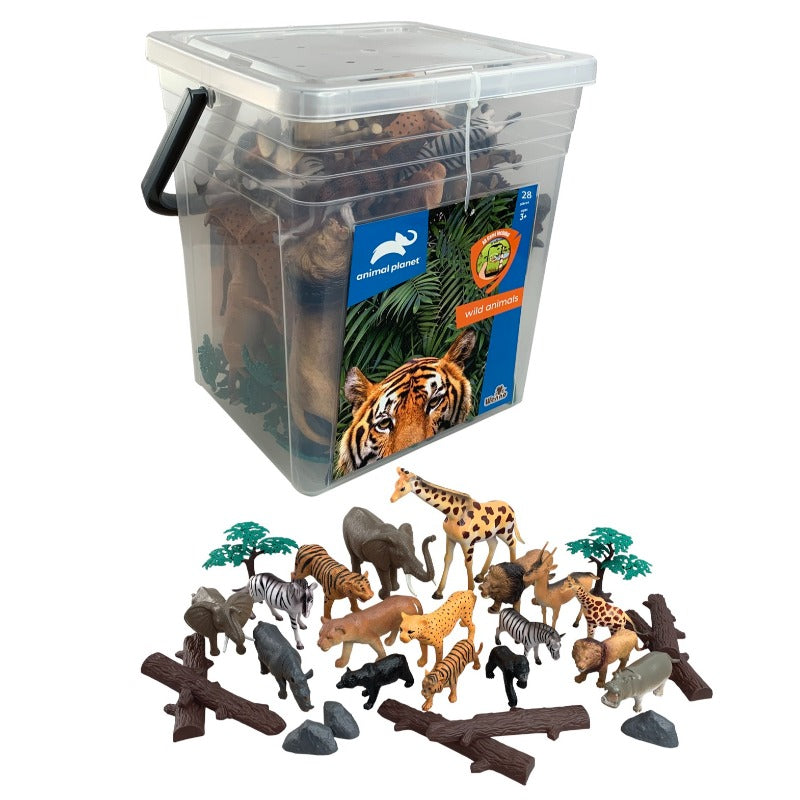 Wenno Wild Animal Playset - 28 Pcs