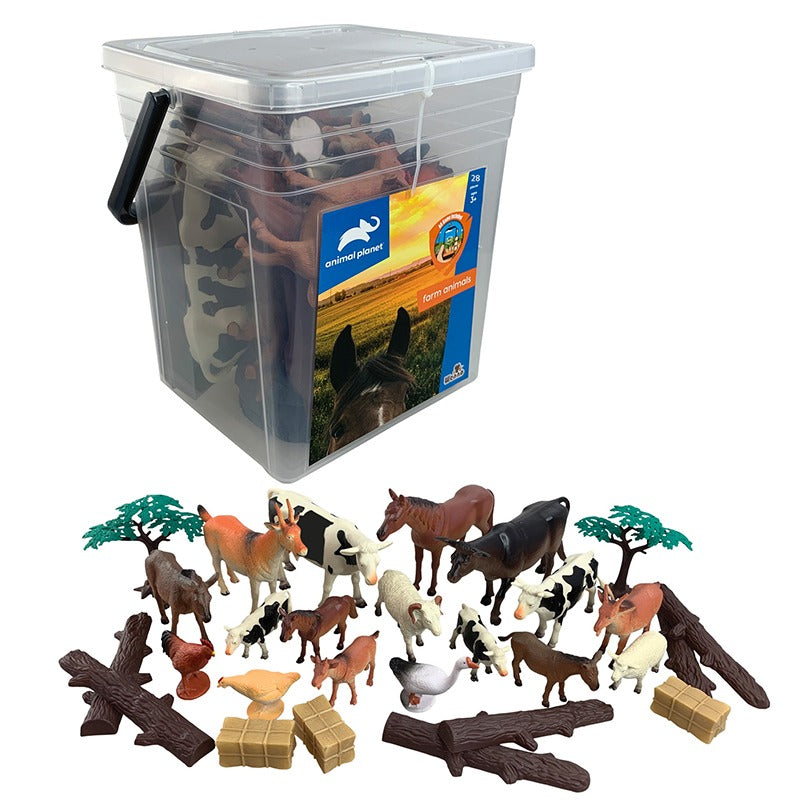 Wenno Farm Animal Playset - 28 Pcs