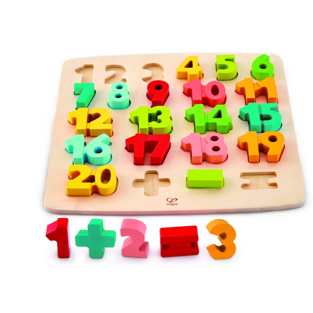 Hape Chunky Number Math Puzzle