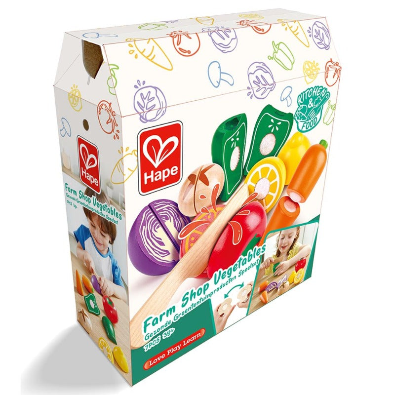 Hape Farm Shop Playset - Vegetables