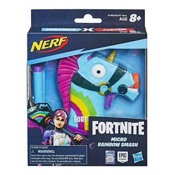 Nerf MicroShots Fortnite Rainbow Smash Mini Dart Blaster