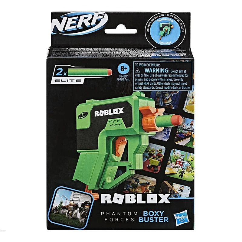 Nerf Boxy Buster Dart Blaster Pull-Down Priming Handle