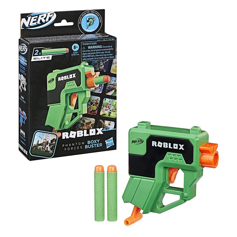 Nerf Boxy Buster Dart Blaster Pull-Down Priming Handle