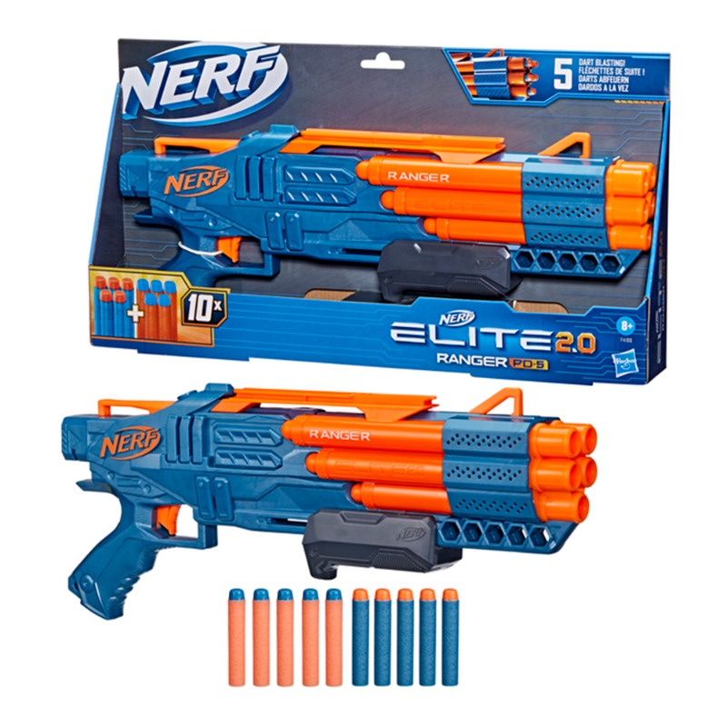 Nerf Elite 2.0 Ranger PD-5 Blaster With 10 Darts