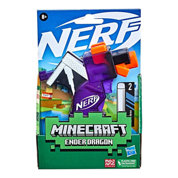 Nerf Micro Shots Minecraft Mini Blaster - Ender Dragon