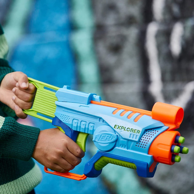 Nerf Elite Junior Explorer Easy-Play Foam Toy Blaster