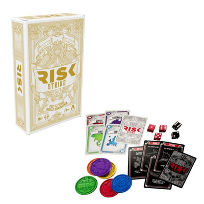 Risk Strike Cards And Dice Game
