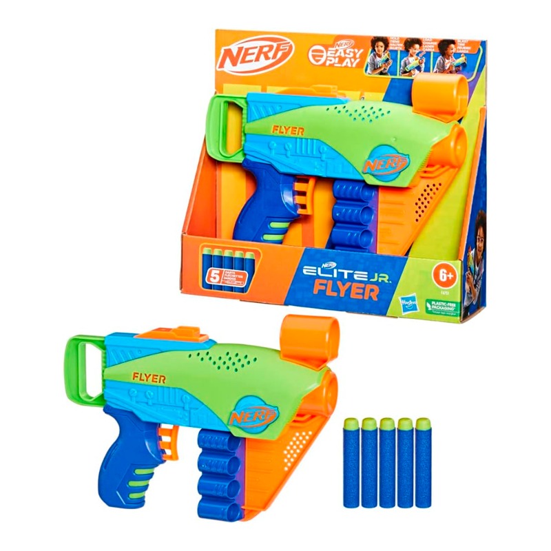 Nerf Elite JR Flyer Toy Pistol