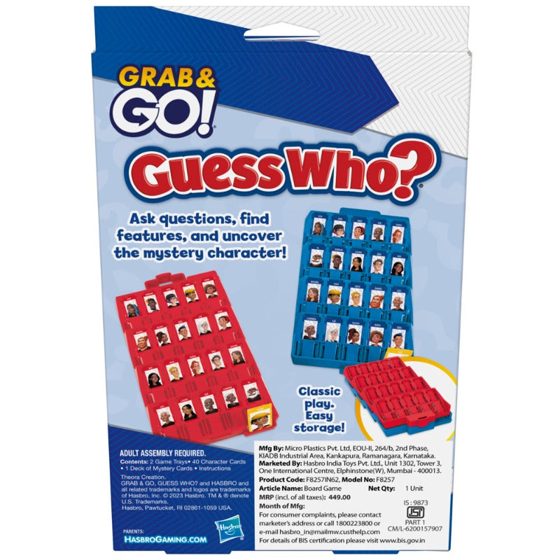 Guess Who - Grab and Go Game