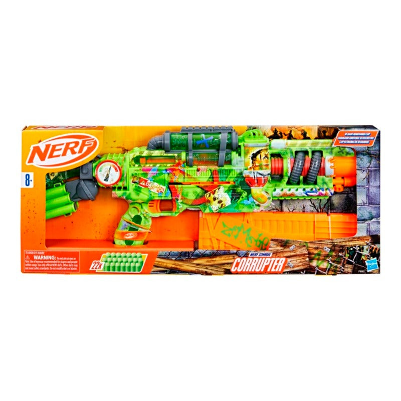 Nerf Elite Zombie Corrupter Dart Blaster with 22 Darts