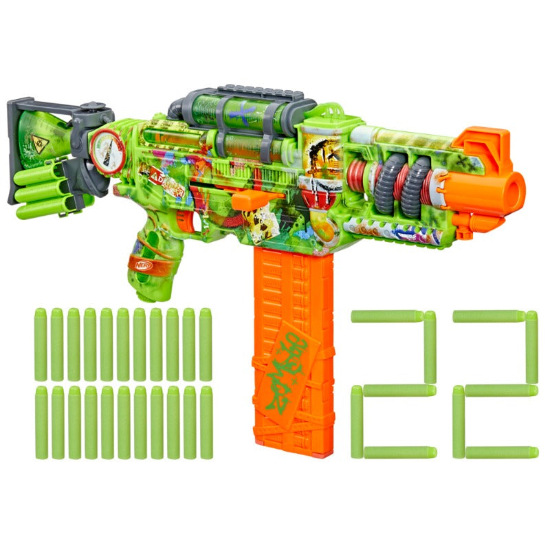 Nerf Elite Zombie Corrupter Dart Blaster with 22 Darts