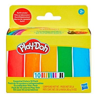 Play-Doh Essential Colors 10 Pack of Refill Sticks