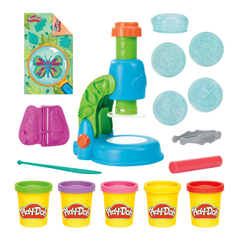 Play-Doh Light And Look Microscope Clay Set for Kids