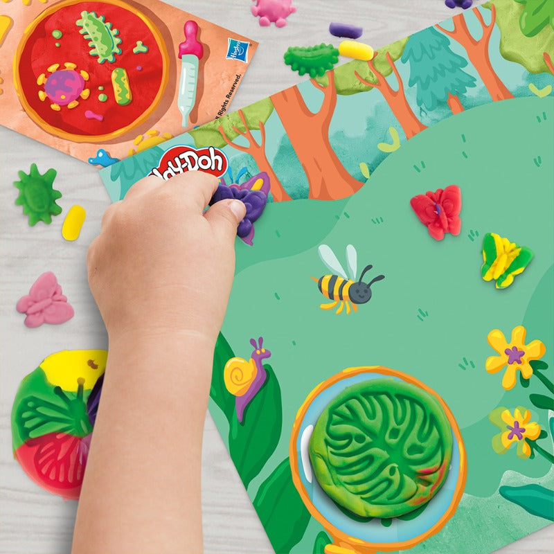 Play-Doh Light And Look Microscope Clay Set for Kids