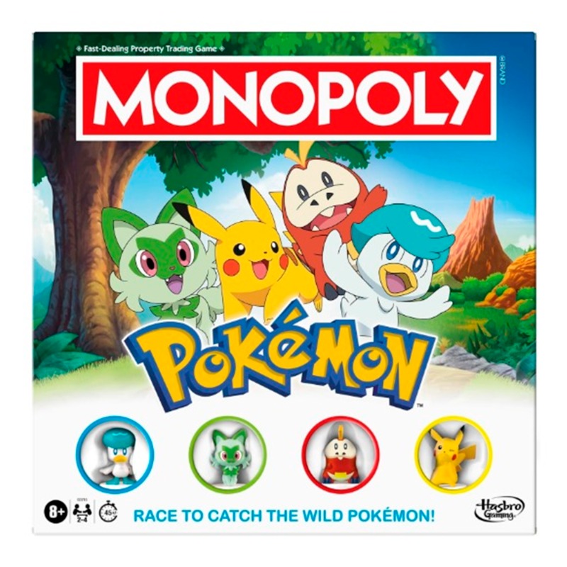 Monopoly Pokemon Edition Board Game for Kids