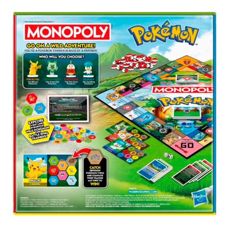Monopoly Pokemon Edition Board Game for Kids