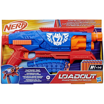 Nerf Loadout Shadowspeed Recon Blaster and 14 N1 Darts