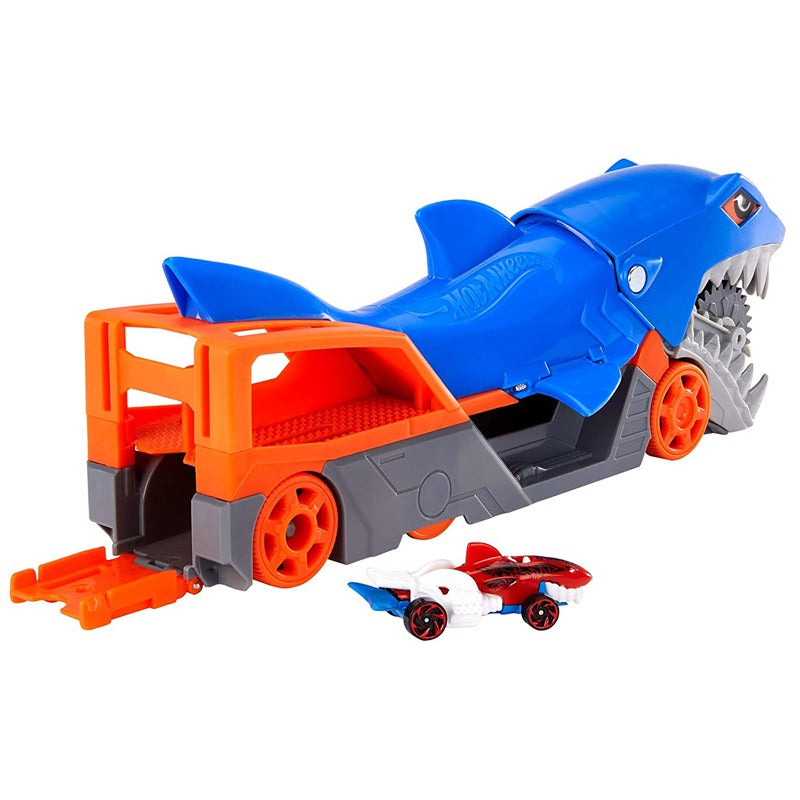 Hot Wheels Shark Chomp Transporter Playset