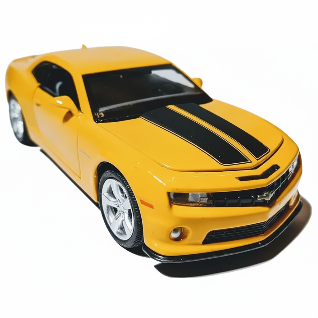 D-Power Chevrolet Camaro Ss Diecast Car - Yellow