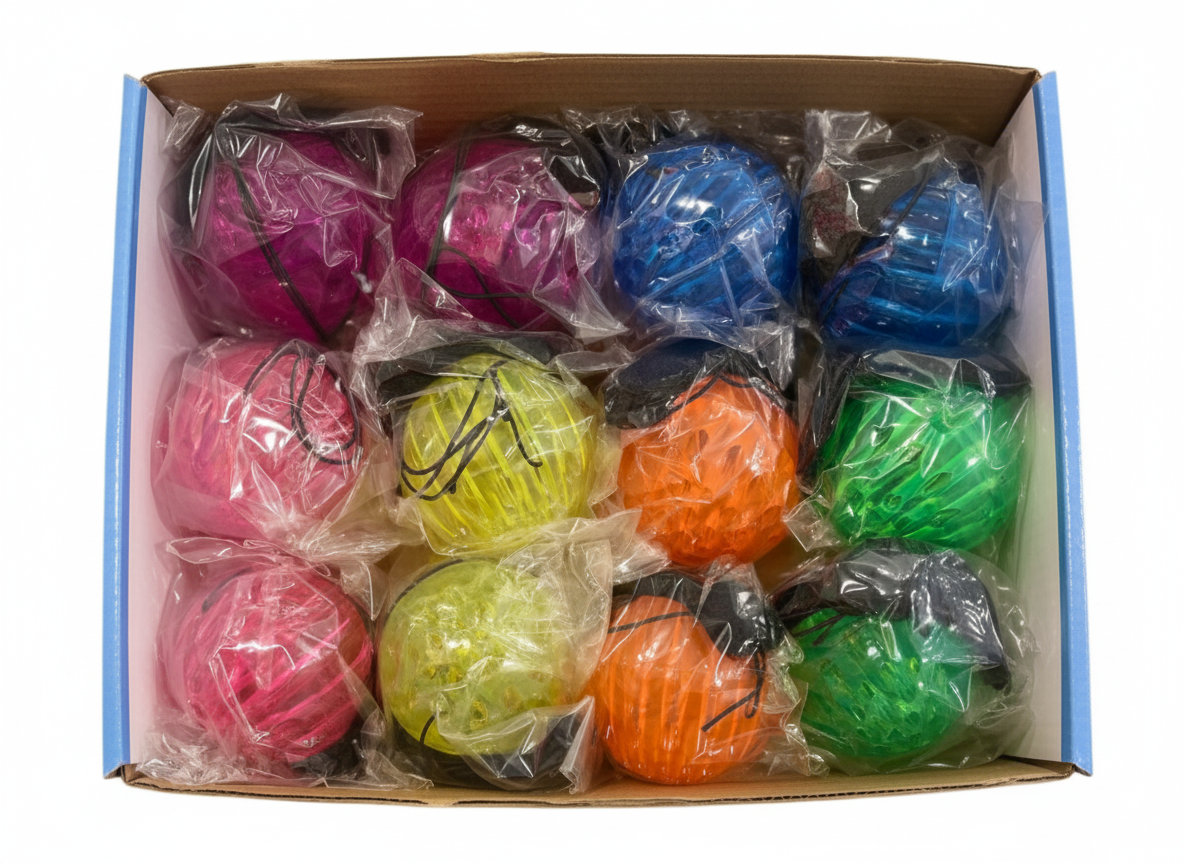 Return Banban Ball – Light-Up Bouncy Fun (Pack of 12)