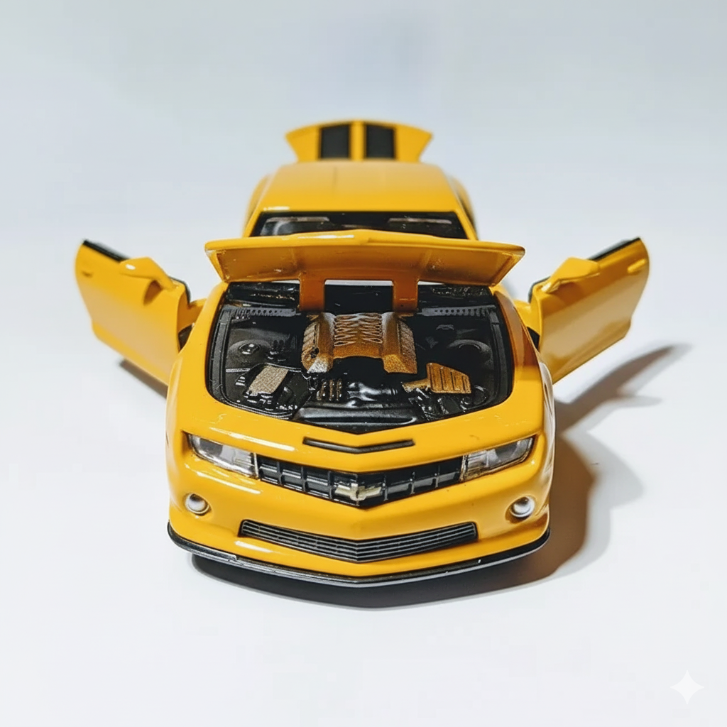 D-Power Chevrolet Camaro Ss Diecast Car - Yellow