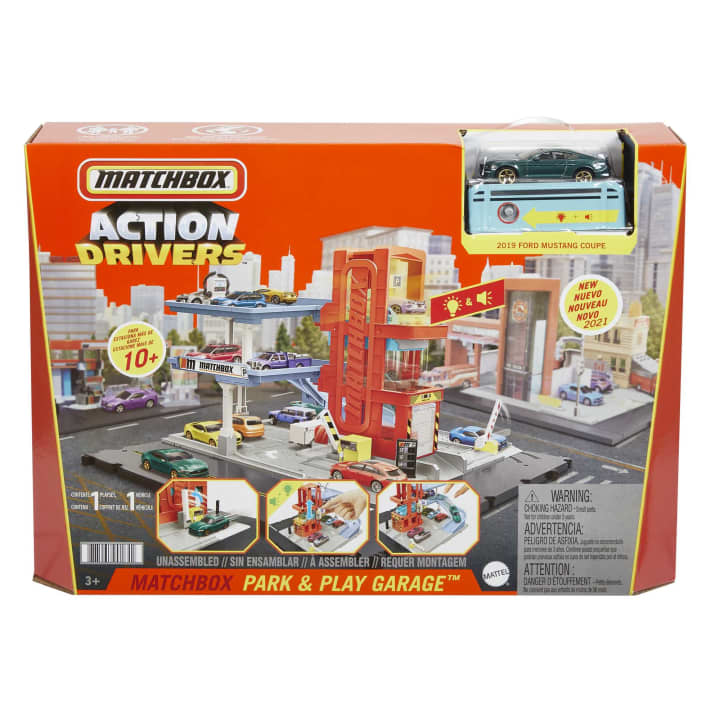 Matchbox Action Drivers Park And Play Garage