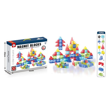 Dezhi Diy Magnetic Block - 72pcs