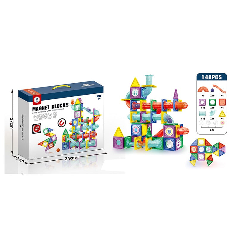 Dezhi Diy Magnetic Block - 144pcs