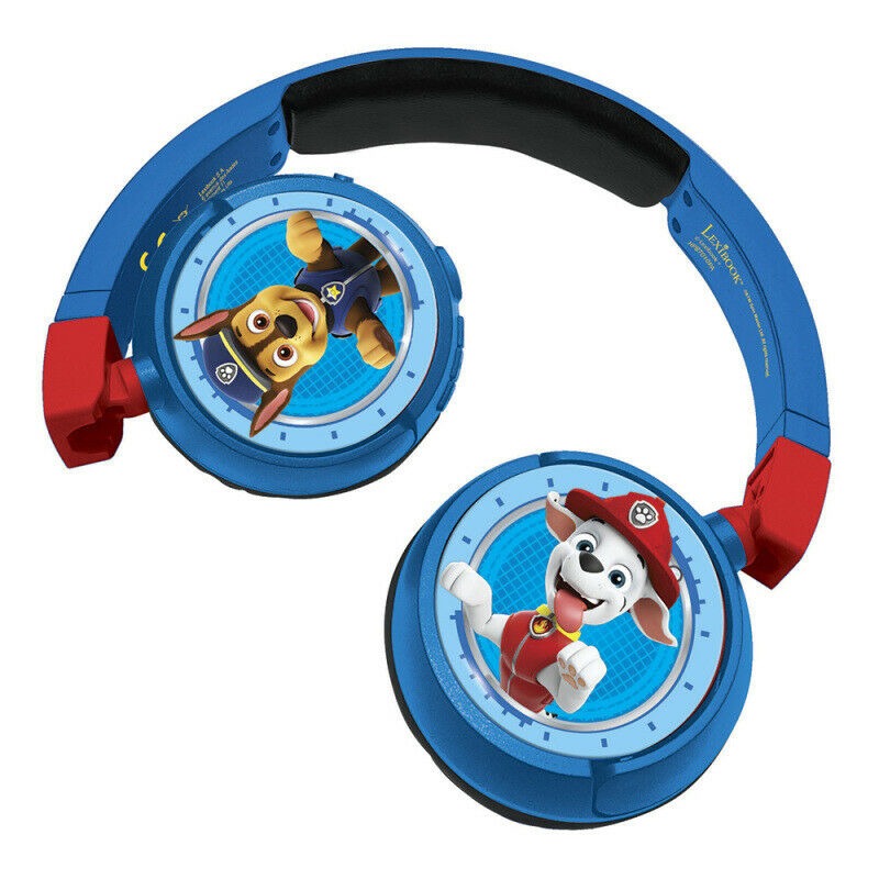 Lexibook Paw Patrol Bluetooth And Wired Foldable Headphones
