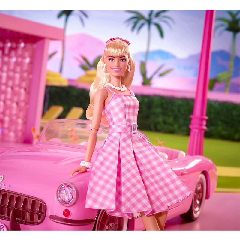 Barbie the Movie Margot Robbie Doll in Pink Dress