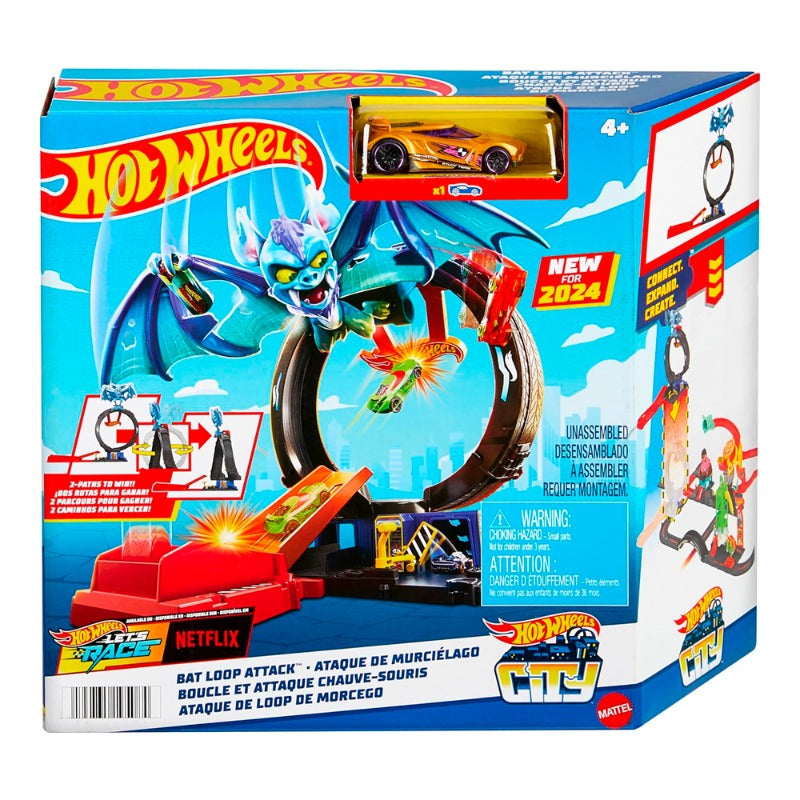 Hot Wheels City Bat Loop Attack
