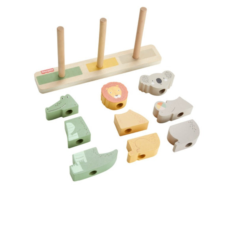 Fisher Price Wood Stack & Sort Animals