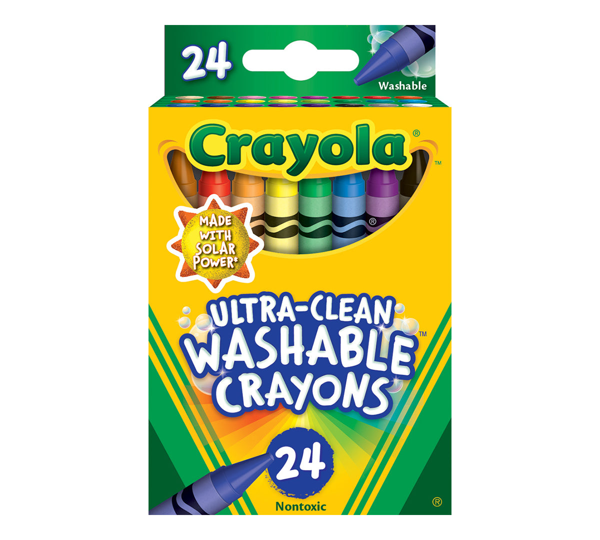 Crayon Ultra-Clean Washable Crayons - 24 Pack
