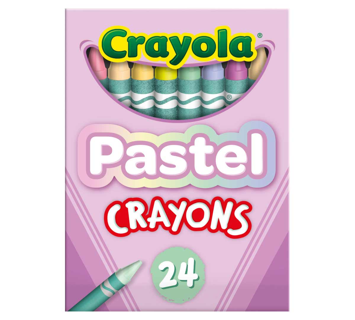 Crayola Pastel Crayons - 24 Pack