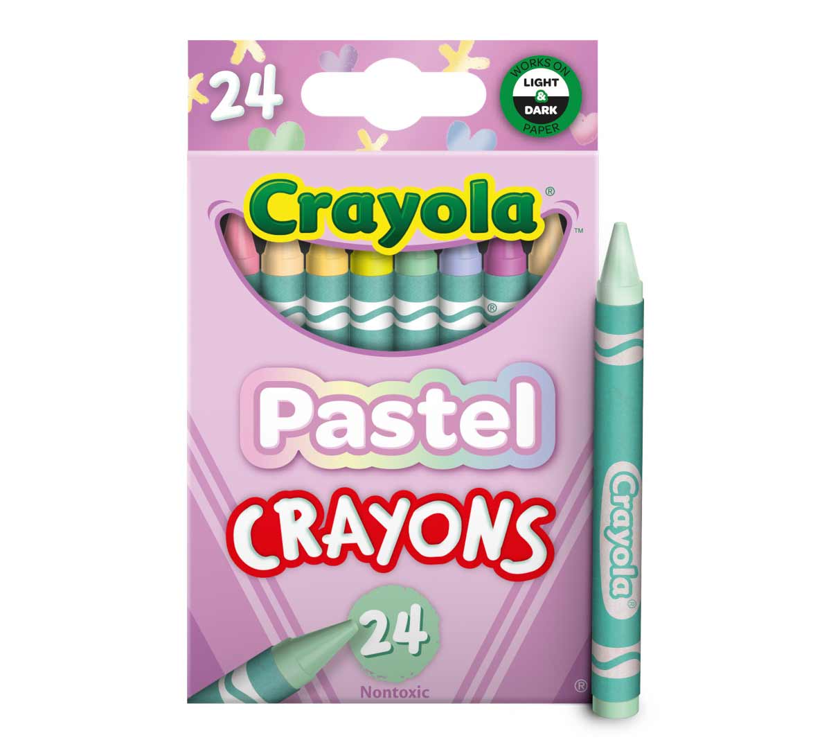Crayola Pastel Crayons - 24 Pack