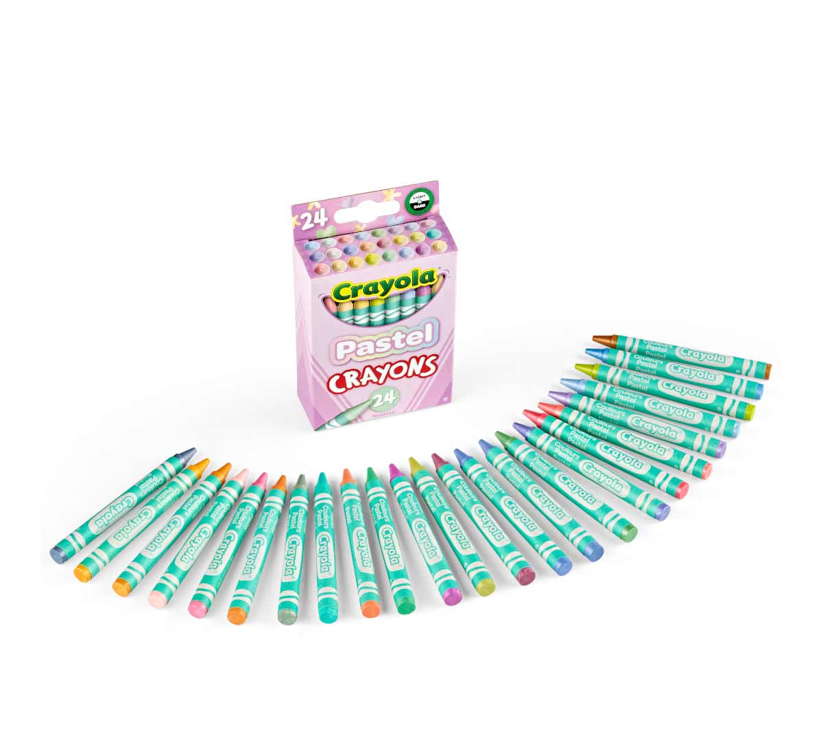 Crayola Pastel Crayons - 24 Pack