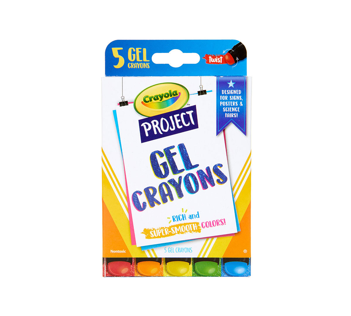 Crayola Project Gel Crayons - 5 Pack
