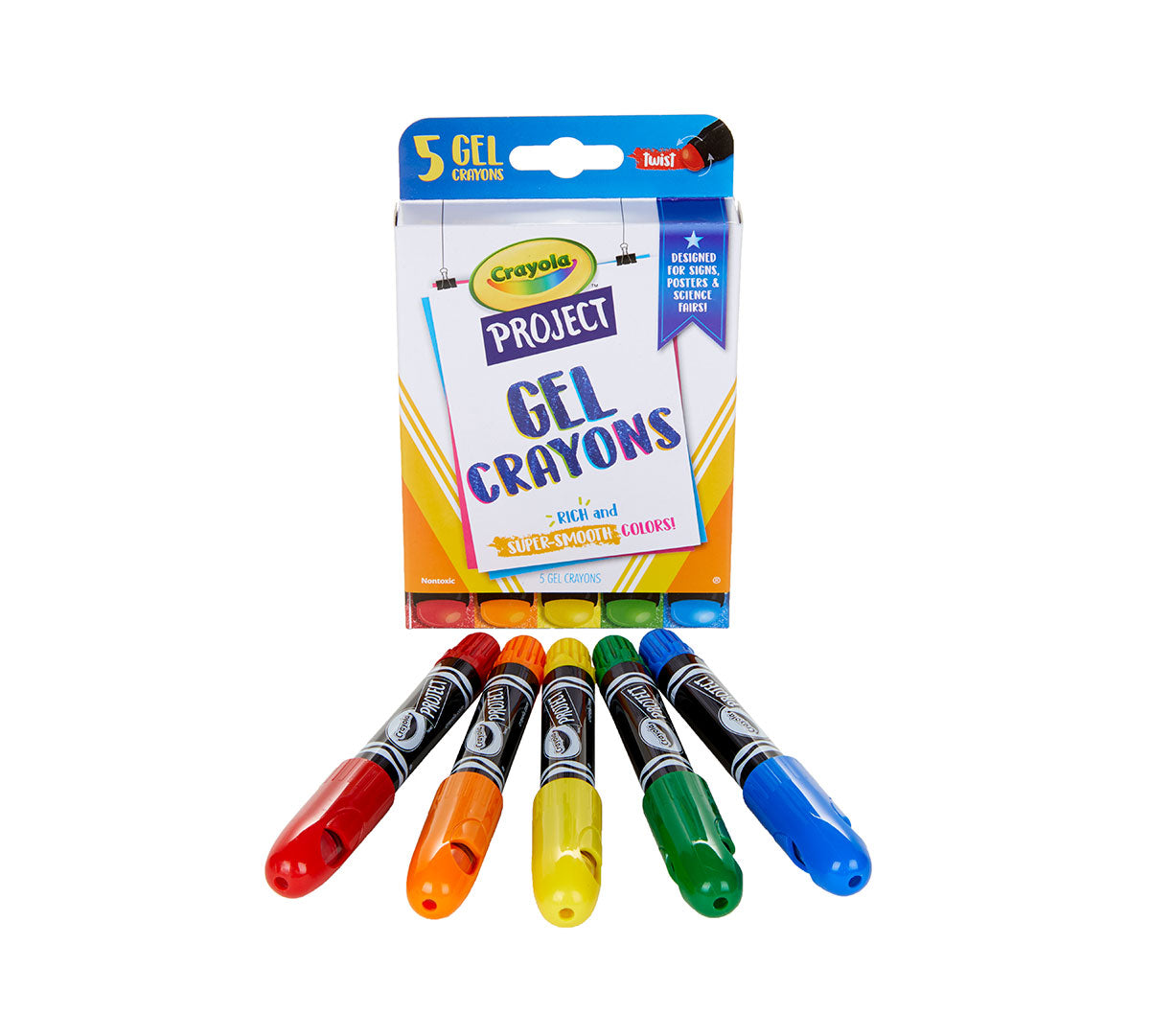 Crayola Project Gel Crayons - 5 Pack