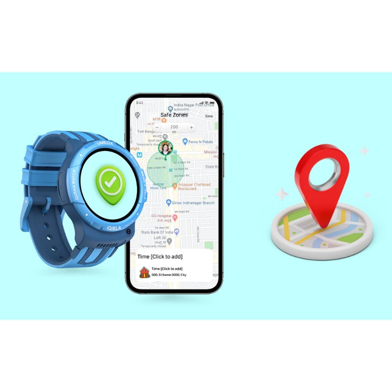 iQIBLA Smart Watch - Blue