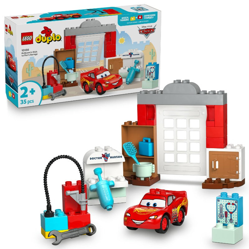 LEGO DUPLO McQueen’s Visit to Doc’s Garage │ Disney and Pixar Cars – 35 Pieces