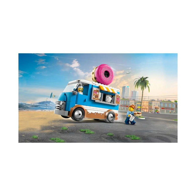 LEGO City Doughnut Truck Playset Vendor Vehicle Toy 60452