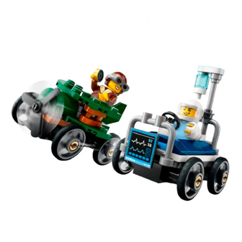 LEGO City Airplane Vs. Hospital Bed Race Car Pack 60459
