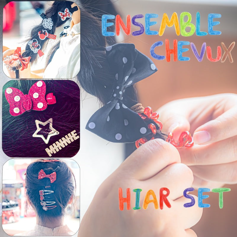 Townley Disney Minnie Mouse Hair Accessory Set