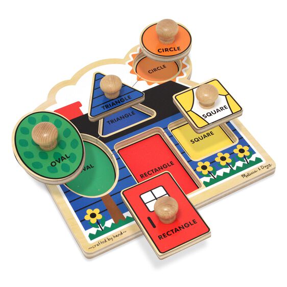 Melissa and Doug First Shapes Jumbo Knob