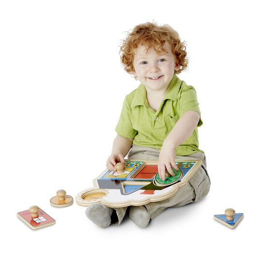 Melissa and Doug First Shapes Jumbo Knob