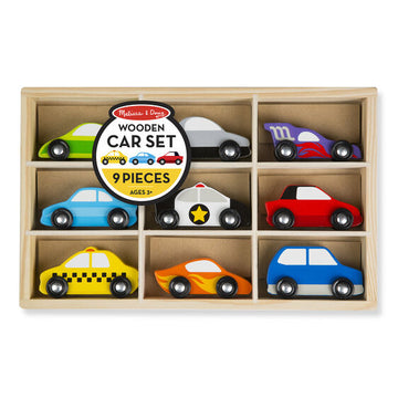 Melissa and Doug Wooden Cars Set