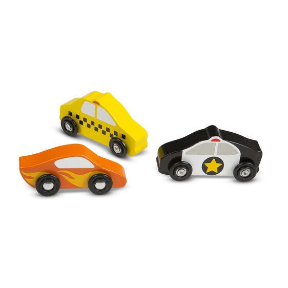 Melissa and Doug Wooden Cars Set