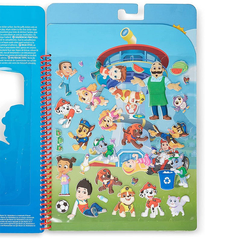Melissa And Doug Paw Patrol Reusable Puffy Stickers